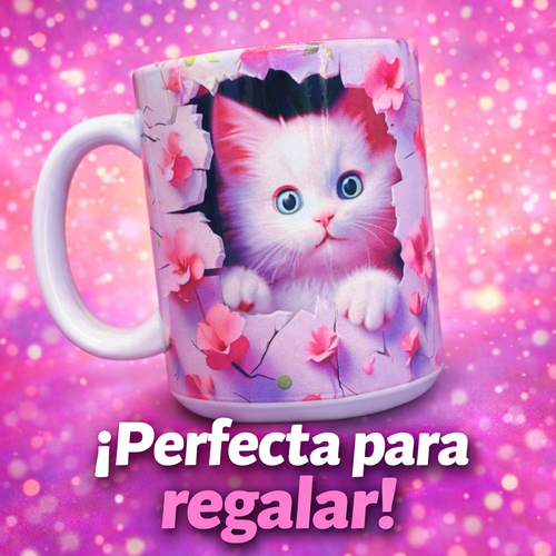Taza de Cerámica de Gatito 😺