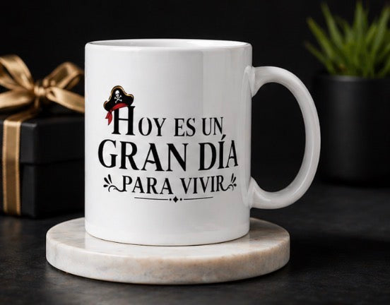 Taza Motivacional Pirata