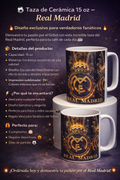 Taza Negra Estilo Madridista
