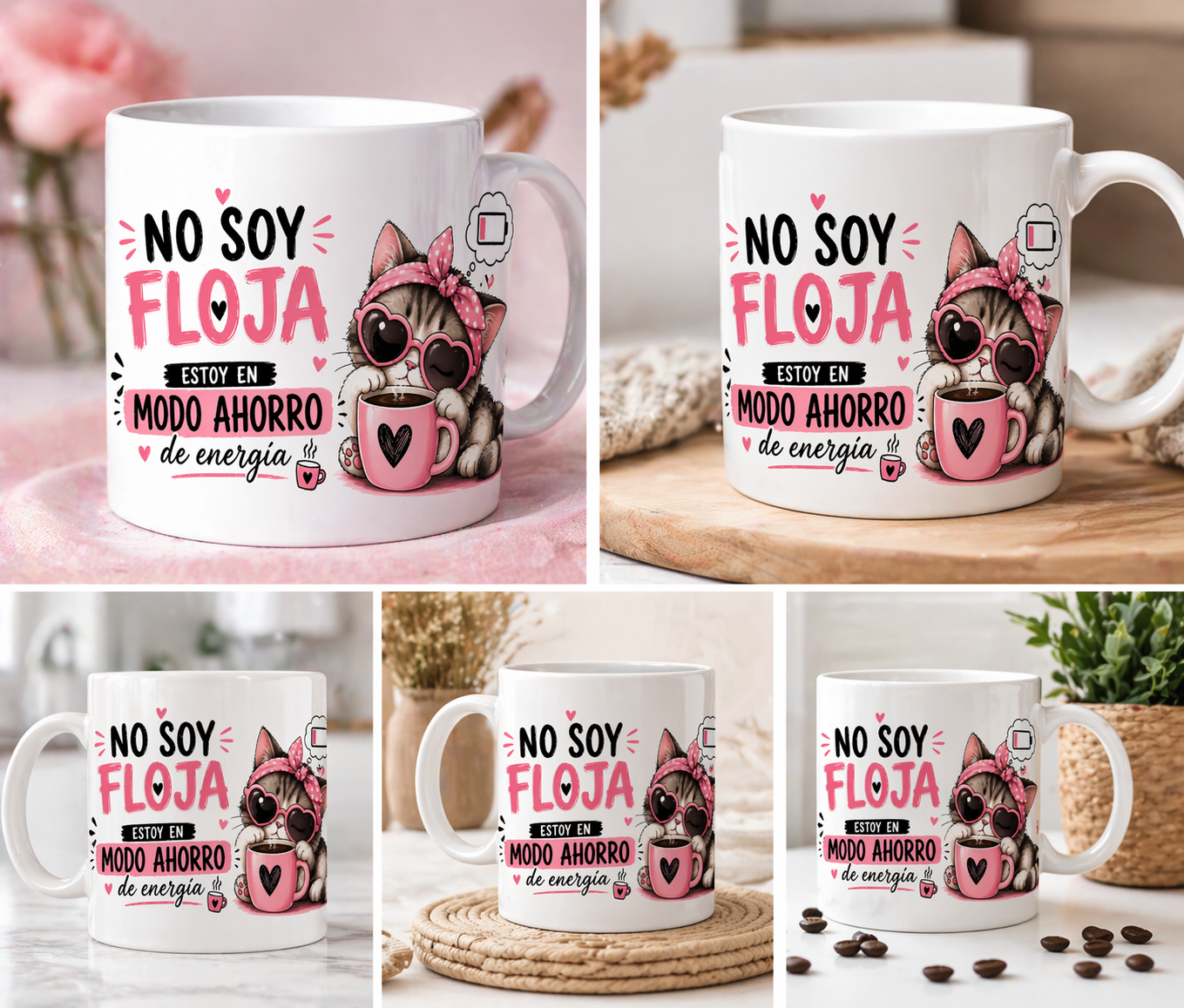 Modo ahorro de energía mugs